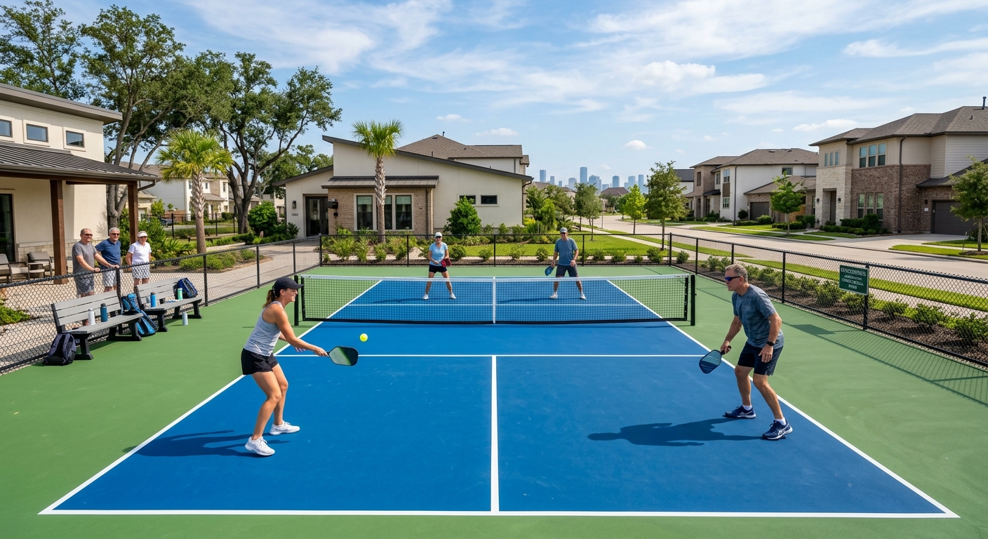 Pickleball Court Resurface for Houston HOAs | JG Sports Surface — JG Sports Surface Houston TX — JG Sports Surface Houston TX