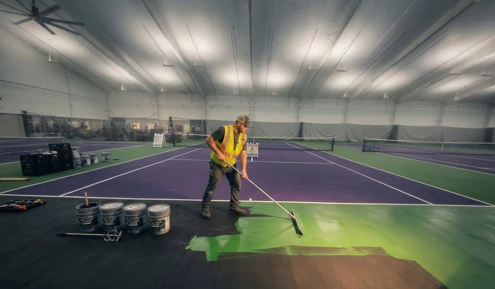 Professional court resurfacing Houston TX — JG Sports Surface